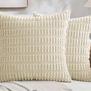 Pillow COVERS Only. No filling. 18x8”